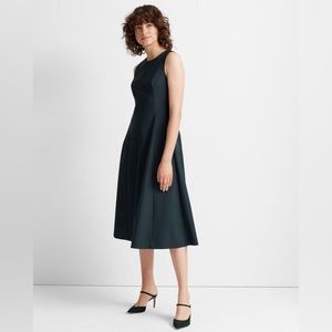 NWT Club Monaco Paneled Midi Dress